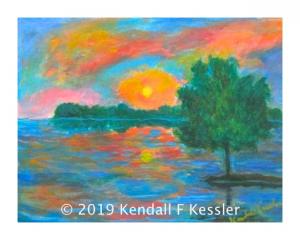 Blue Ridge Parkway Artist is Not Pleased with an Uninvited Guest...